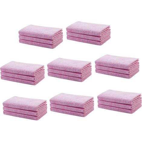 Lot de 24 assiettes absorbantes en microfibre 30x30cm, non pelucheuses (1/5)