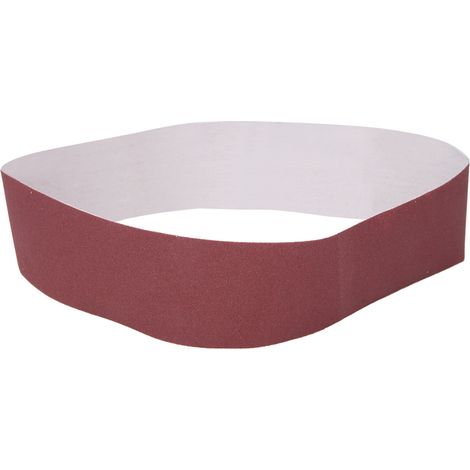 Lot de 10 bandes abrasives en alumine, grain 600, pour le polissage et le travail du bois et de l'ameublement. 528 x 50 mm (1/5)