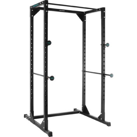 Cecotec Power Rack Jaula de Musculación y Dominadas, Estación de Ejercicio Drumfit PowerRack 1000