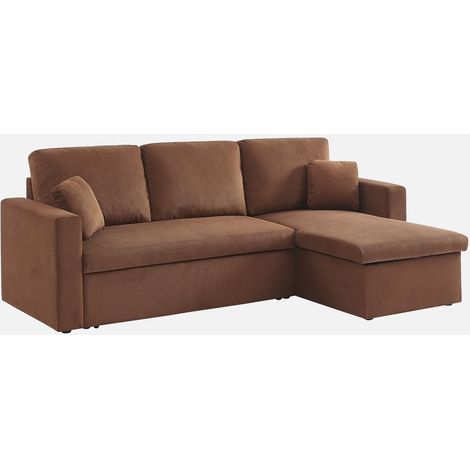 Sofá cama de pana, 3 plazas