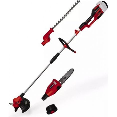 Einhell GE-LM 36/4in1 Li-Solo Utensile multifunzione Power X-Change (barra svettatoio 200 mm, lungh. Lama 450 mm, passo denti 24 mm)