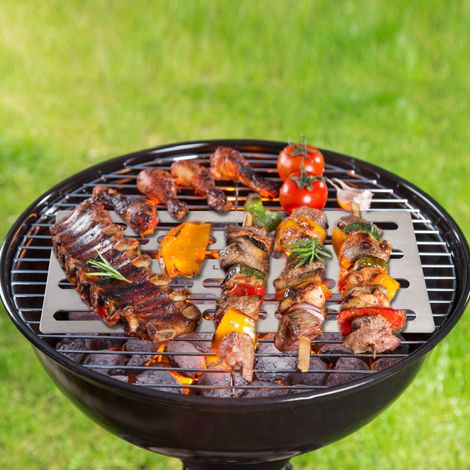 Plaque de Barbecue légère et Portable en titane, pour Camping en plein air, randonnée, sac à dos, pique-nique, arrière-cour (1/5)