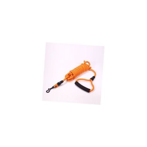 Correa para perros, correa de entrenamiento, correa larga para adiestramiento de perros, ideal para senderismo, acampada, entrenamiento, playa, apta para perros pequeños y medianos (5 m) - Crezuo