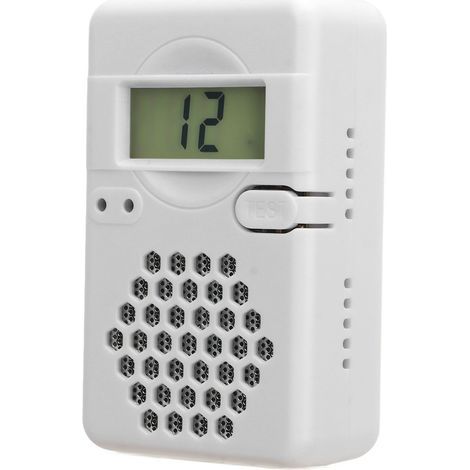 CO-Detektor mit LED-Licht und akustischem Alarm für den Innenbereich (1/5)