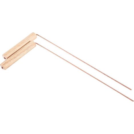 Copper Probes Rod - 30 X 12 Cm - For Dowsing And Water Finding - 2 Pieces (1/5)