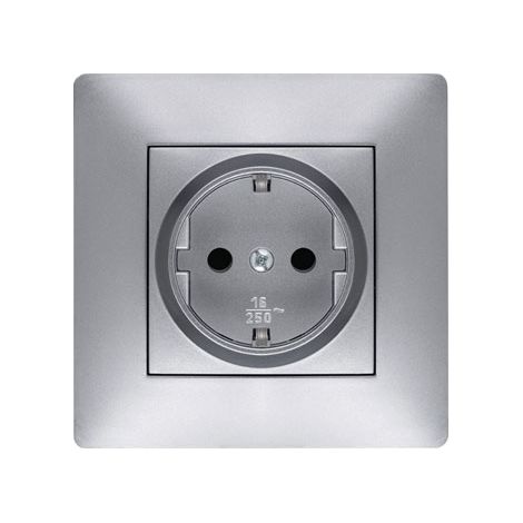 PRENDERE CORRENTE 16 AH. 250 V. ALLUMINIO 9223