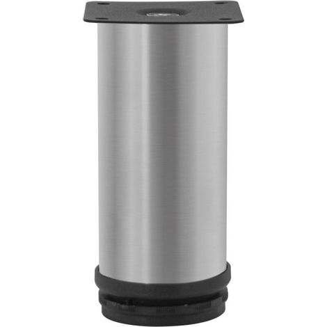Ce kit comprend des pieds de table réglables en hauteur de 5 x 5 cm et des pieds de meuble renforcés, adaptés aux tables et aux meubles. Fabriqués en acier inoxydable brossé, ils sont réglables en ha (1/4)