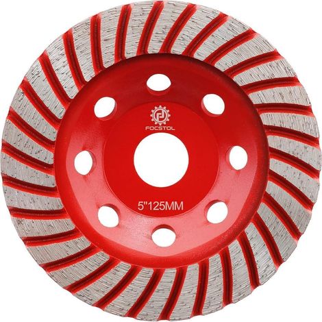 Diamant Schleiftopf 125mm Turbo für Beton, Granit, Marmor (1/5)