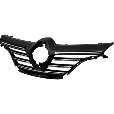 Grille de calandre avant noire et chromée avec trou régulateur GT Line Renault Megane 4 phase 1 2015-2020