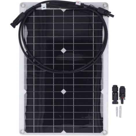 20W 18V monocrystalline flexible solar panel – For 12V battery chargers, security cameras, off-grid applications (1/5)