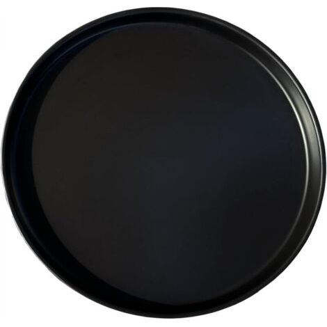Pot de fleurs en céramique noir de 31 cm de diamètre extérieur, adapté aux bacs à fleurs d'intérieur et d'extérieur, 1 pièce (1/5)