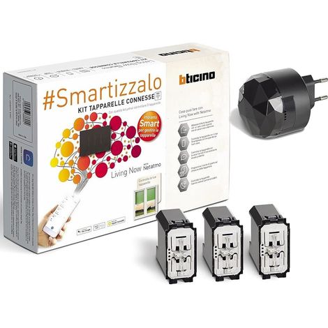 Kit tapparelle domotica Bticino Smart espandibile con Gateway e tre comandi SKG3602KIT (1/4)