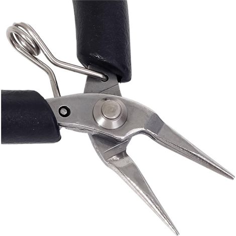 Pinces de bijoutier à bec rond, pour bricolage et perles (1/5)