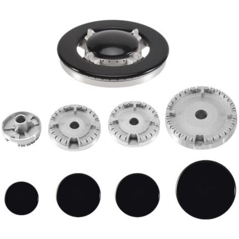 Gasherd-Brennerkappen. 5er-Packung. Ersatz-Brennerabdeckungen für Gasherde (1/4)
