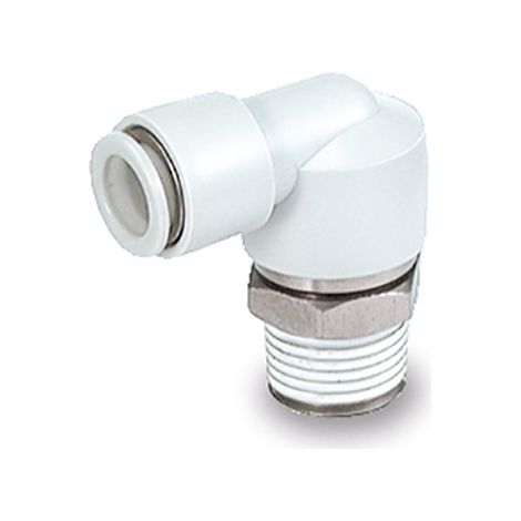 Raccord coudé SMC KXL vers M6 6 mm ( Prix pour Sachet de 2 )