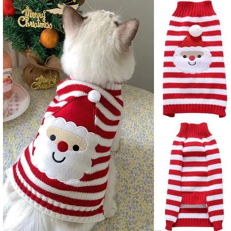 pull Pour Chien (pre Nol, Rouge - L), Costumes De Nol Pour Chiens Et Chats, Costumes De Nol Pour Chiens Et Chats, Costumes De Nol Pour Chiots Et A