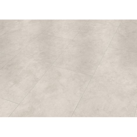 Classen Visiogrande Laminatfliese Megaloc Aquaprotect 60,4 x 28 cm Sichtestrich weiß Laminat (1/3)