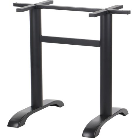 Base de mesa doble SH-5036/B, negra, altura 73 cm (1/5)