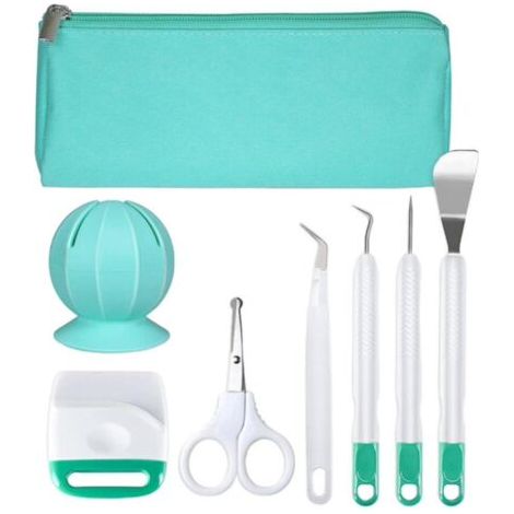 Set di attrezzi per la rimozione delle erbacce in vinile con raccoglitore: pratico e resistente, ideale per i giardinieri. (1/5)