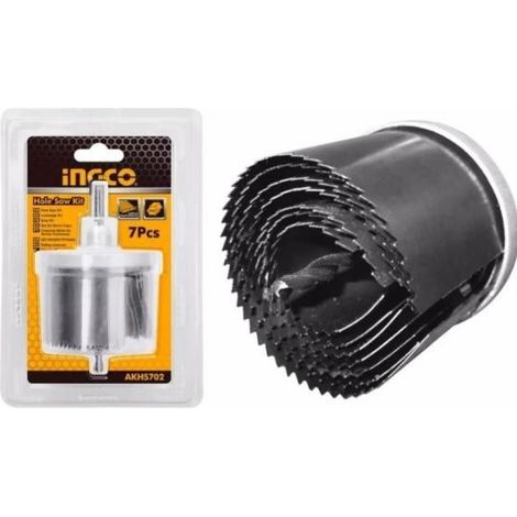 INGCO JUEGO BROCAS CORONAS SIERRA AKHS702 (7 PZ.