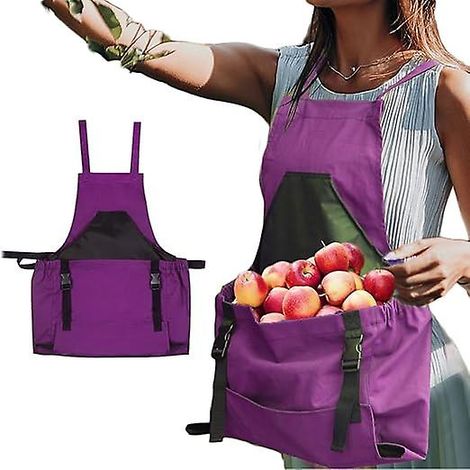 Tablier de récolte imperméable 600D pour pommes et fruits, sac de cueillette avec poche, équipement de jardinage et verger en extérieur (1/5)