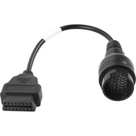 Bardusch-obd2 iveco,Obd2 Iveco,Adaptateur Obd Iveco,38 Pin To 16 Pin Cable,Obd2 Adapter Cable,38 Pin To 16 Pin Obd2 Adapter Connector Diagnoic Cable For Iveco Truck