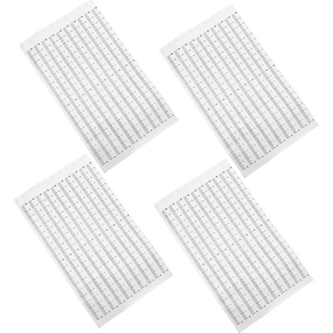 60 pièces de ruban mesure adhésif pour bureau, établi, échelle (1/5)