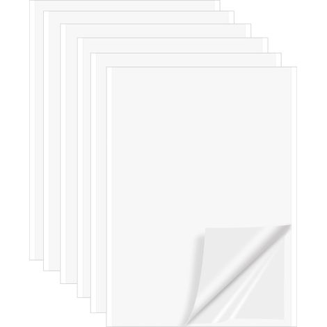 21 Feuilles A4 Ruban Adhésif Double Face Transparent, A4 Ruban Adhésif Transparent Forte pour Emballage Cadeau DIY Art Artisanat Décoration (1/5)