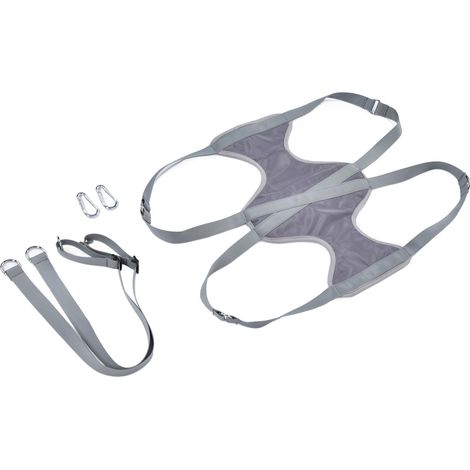 Hamac de toilettage respirant et doux, taille M, sac de contention pour chiens et chats, coupe-ongles, bain, nettoyage des dents et des oreilles, gris (1/5)