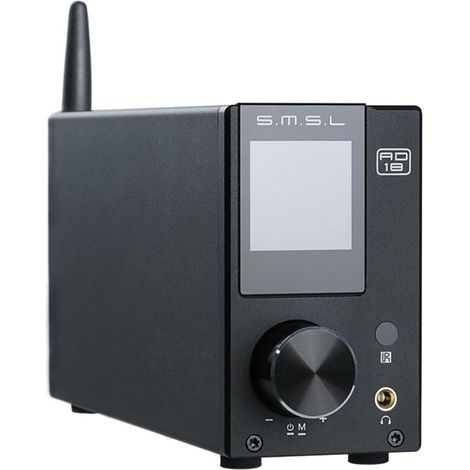 AD18 HiFi Stereo Audio Power Amplifier with Subwoofer Output – Bluetooth (1/5)