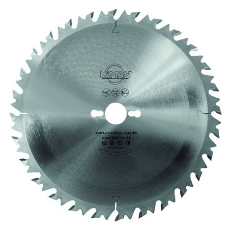 Leman - Lama da taglio in metallo duro con antiritorno 315x30x24z - 222.315.3024 (1/3)