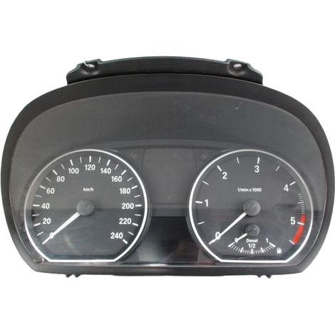 Bloc Compteurs BMW Serie 1 E87 Phase 2 Diesel [PRODUIT D'OCCASION]♻️62109283802 (1/4)