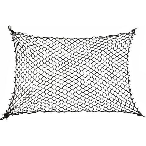 Barrière de sécurité pour animaux de compagnie dans voiture, filet de séparation 120 x 70 cm, maille extensible pour séparer l'arrière et garder les chiens en sécurité, universel adapté à voitures et (1/5)