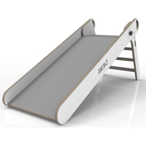 Rebo Montessori Pikler Style Foldable Wooden Slide (1/5)