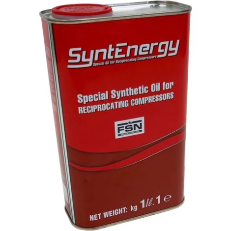 Huile synthétique compresseur à piston 1 L NUAIR (1/2)