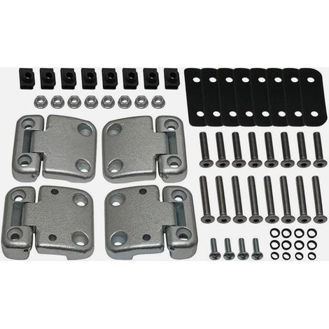 Satz Türscharniere vorne links und rechts für Rover Defender TD5 Serie DA1070W (1/5)