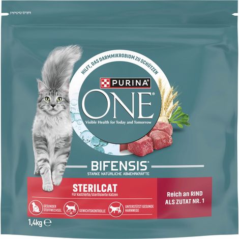 Purina One Sterilcat reich an Rind 1,4 kg