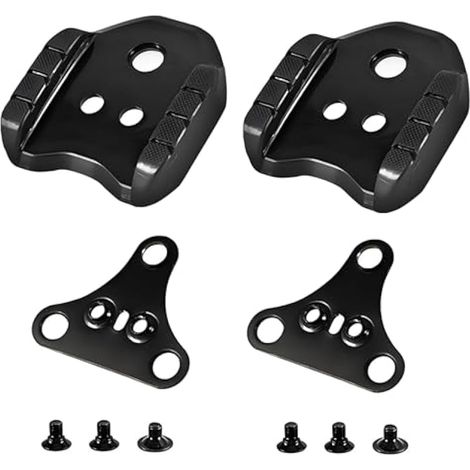 Adaptateurs de cales SPD pour vélo, housses de cales de chaussures de cyclisme, adaptateurs de pédales de vélo (2 pièces)