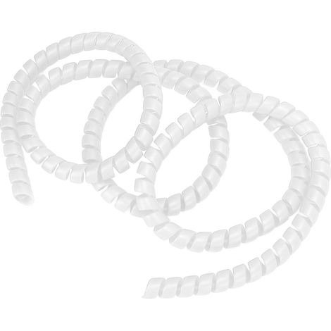 Gaine spiralée universelle pour câble de frein de trottinette électrique M365 Pro (blanche) (1/5)