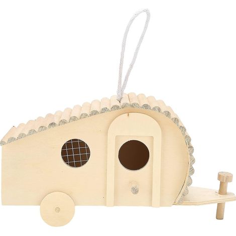 Vogelhaus aus Holz, praktische Bastelideen für die Vogelhausdekoration (1/5)