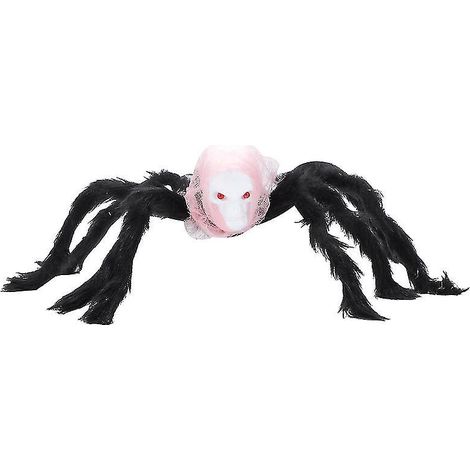 1 Stück Totenkopf-Spinne als Halloween-Dekoration