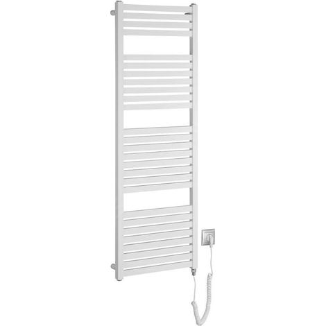 Aqualine - Sèche-serviettes Tondi-E 45x133 cm, 500 W, blanc DE470T (1/5)