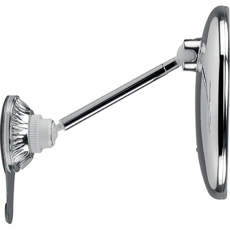Macom 229 Specchio Cosmetico Ingrandente 10X Estendibile con Ventosa Cromo (1/5)