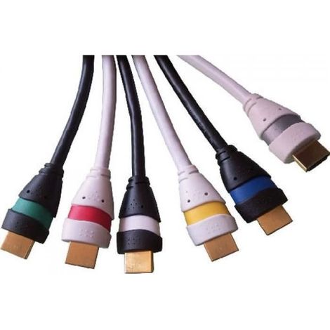 HDMI-Kabel - XVHD54NBG - 5 m - Hochgeschwindigkeit mit Ethernet - Schwarz und Blau