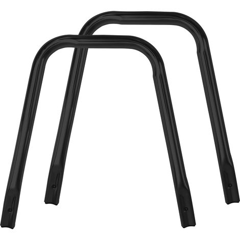 Poignées de support HANDICAP pour tabourets de salle de bain, noires (1/2)
