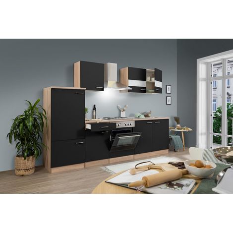 Cuisine Cuisine intégrée Chêne Noir Merle 270 cm Respekta (1/4)