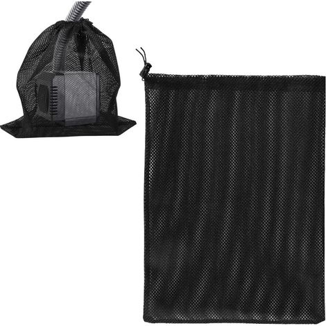 Sac en Filet de Filtre de Pompe Sac Filtrant de Pompe à Eau en Maille (31 41cm) Sac de Barrière de (1/5)