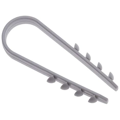 Fascette per cavi elettrici (confezione da 100), in plastica flessibile, per cavi Ethernet (11-18 mm), bianche. - AquaForge (1/4)