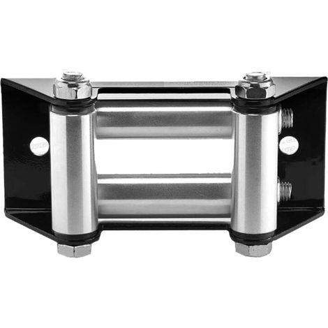 Winch cable guide, 10-inch bracket, 8,000–17,500 lb capacity, heavy-duty winch cable guide accessory (1/5)