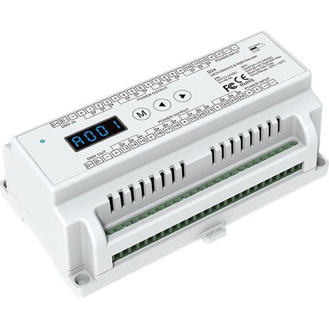 Décodeur DMX512 et RDM D24, 24 canaux, tension constante 12-24 V CC  3 A